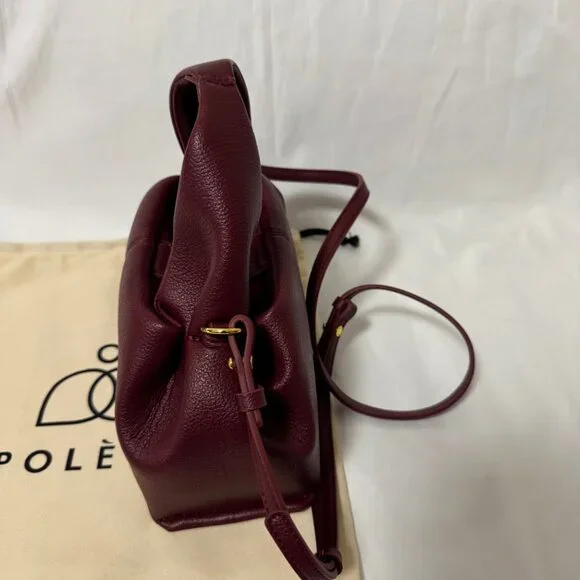 polene Numéro Neuf Mini Edition Textured Black Cherry - Picture 9 of 10